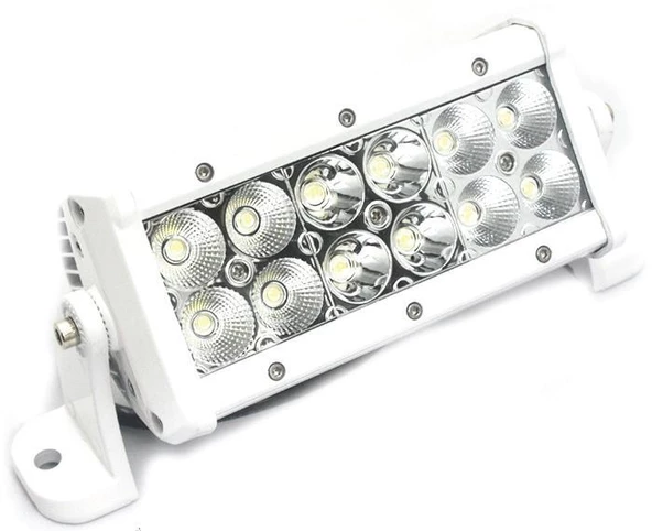 TEKNE İÇİN DİKDÖRTGEN GÜVERTE LAMBASI 12LED 36W 12-24 V ürün görseli 1