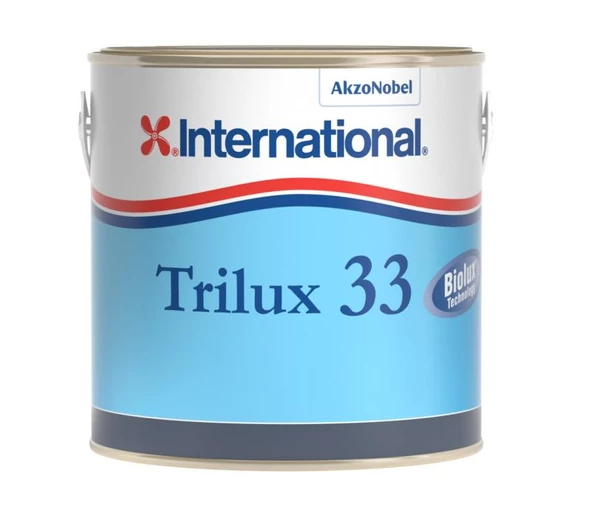 INTERNATIONAL TRILUX 33 2,5 LT BEYAZ ZEHİRLİ BOYA TEKNE YAT ANTIFOULING ürün görseli 1