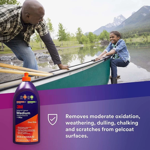 3M WAX JELKOT İNCE PASTA 946 ML 36106 TEKNE KARAVAN - 3