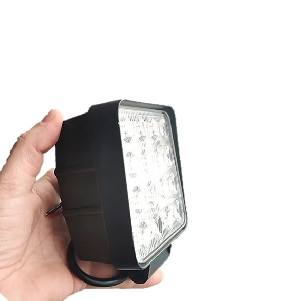16 Led Kare 9-48 Volt 48 Watt Ip67 Çalışma Lambası - Resim 6