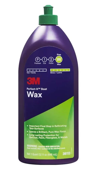 3M MARINE WAX TEKNE CİLASI 1LT 36113