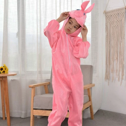 Çocuk Tavşan Kostümü Pembe Renk 2-3 Yaş - 5