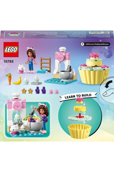 LEGO Kekedi ile Pasta Eğlencesi 10785 - 4+ Gabby's Dollhouse Mutfak İçeren Set (58 Parça) - 7