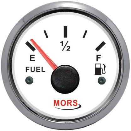 MORS YAKIT GÖSTERGESİ 12-24 V BEYAZ ÇAP:55 mm TEKNE YAT ürün görseli 1