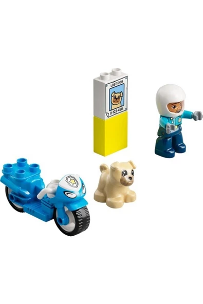 Lego Duplo Polis Motoru 10967 Lisanslı Ürün - 5
