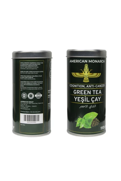 American Monarch Yeşil Çay Yumuşak Içimli Organik 110 gr (GREEN TEA)