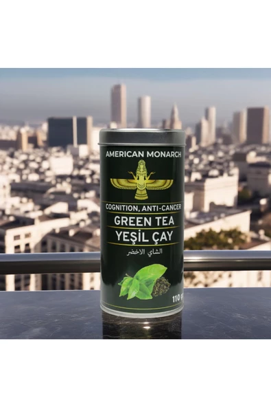 American Monarch Yeşil Çay Yumuşak Içimli Organik 110 gr (GREEN TEA) - 3