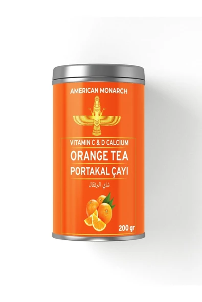 American Monarch Organıc Portakal Çayı 200 gr Sıcak Ve Soğuk Içim Için Uygundur