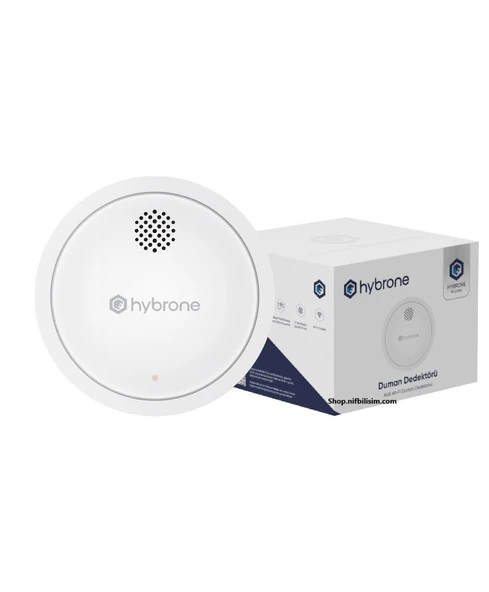 Hybrone HY-SW1041-SD Hybrone Akıllı Duman Dedektörü Sesli ve Görsel Uyarı Wi-Fi Panelsiz çalışır