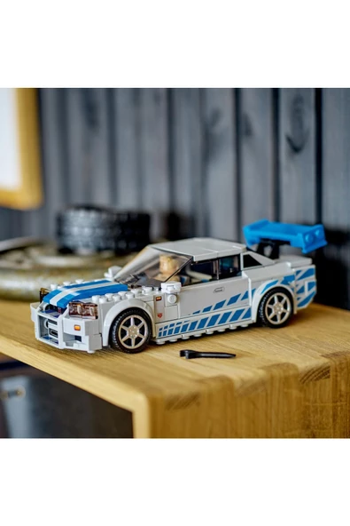 LEGO Speed Champions Daha Hızlı Daha Öfkeli Nissan Skyline GT-R (R34) 76917 (319 Parça)