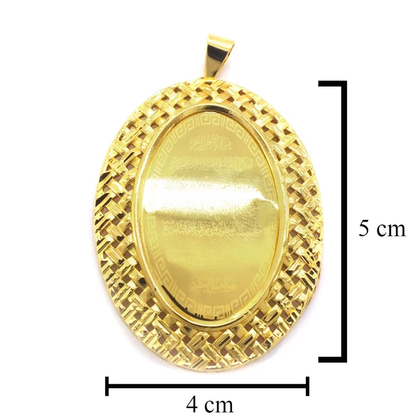 BZ Altın Kaplama Dualı Kolye Ucu TGR-189 - 3