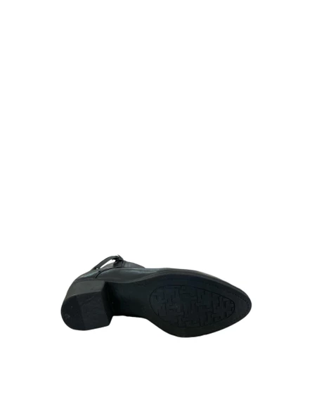 Burç 66311 Kadın Casual Topuklu Hakiki Deri Bot (Kış 24) - 5