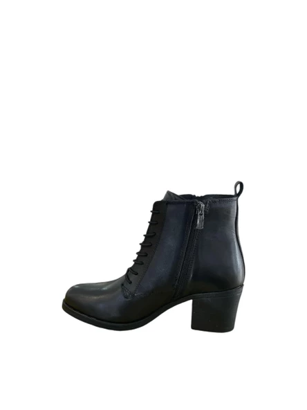 Burç 66311 Kadın Casual Topuklu Hakiki Deri Bot (Kış 24) - 2