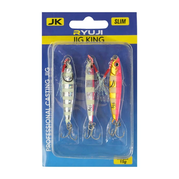 Ryuji Jig King Zebra Mix (3 Adet)  Standart 10GR - 2