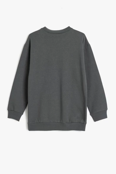Koton Erkek Çocuk Batman Sweatshirt Lisanslı Uzun Kollu Bisiklet Yaka Pamuklu Şardonlu - 2