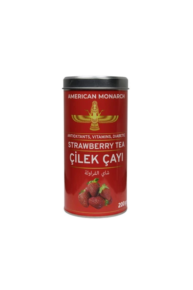 American Monarch Kurutulmuş çilek parçacıklı Çilek çayı enfes yumuşak içim - 2