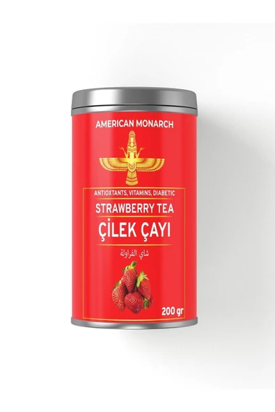 American Monarch Organik Çilek Çayı 200 gr Soğuk Ve Sıcak Içim Için - 2