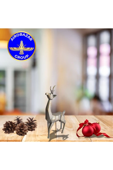 AiroBazar Ev dekoru Geyik Biblo 30 x 18 - 4