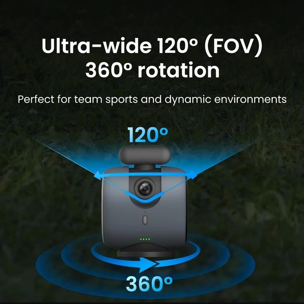 XbotGo Chameleon AI Destekli Spor Aksiyon Kamerası, COMS 4K Video, 360° Dönüş - 4