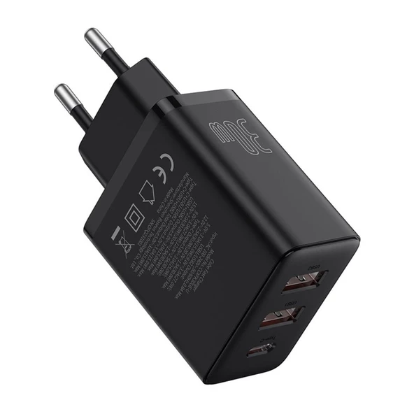 Baseus Cube Fast Charger 2U+C 30W EU - 3