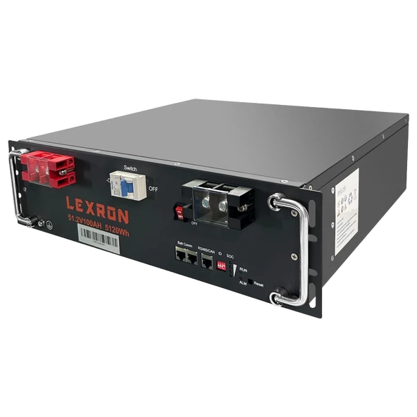 Lexron 51.2V 100AH Lityum Akü (Kaset Tipi) - 2