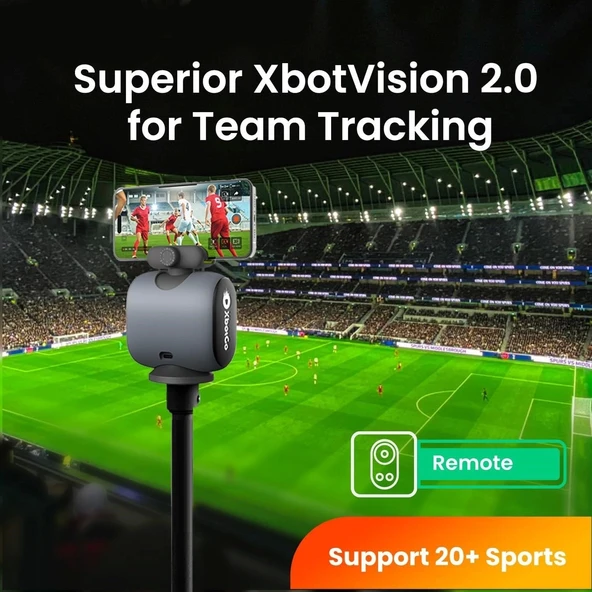 XbotGo Chameleon AI Destekli Spor Aksiyon Kamerası, COMS 4K Video, 360° Dönüş - 3