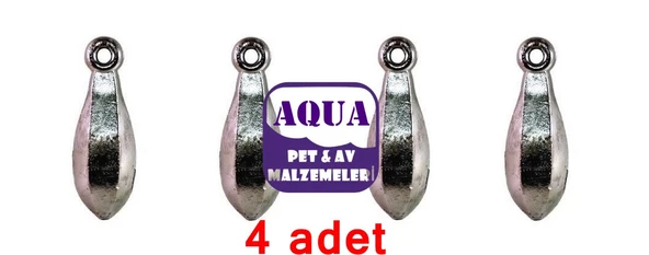 AquaAv 125 gram Armut Olta Kurşunu 4 Adet