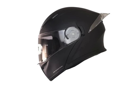 FREE-M 965 MAT SİYAH ÇENE AÇILIR KASK