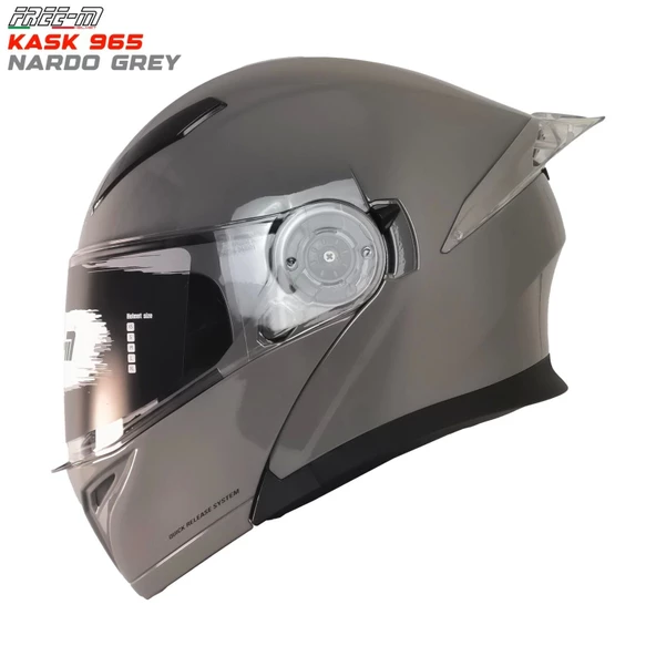FREE-M 965 NARDO GRİ ÇENE AÇILIR KASK