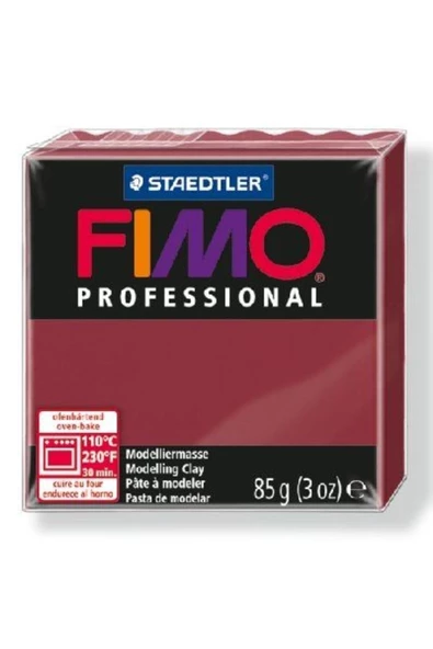Fimo Professional Polimer Kil 85gr. Bordeaux