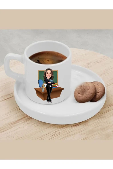 Özcan Tasarım Kişiye Özel Türk Kahvesi Fincanı Öğretmen Fincanı ürün görseli
