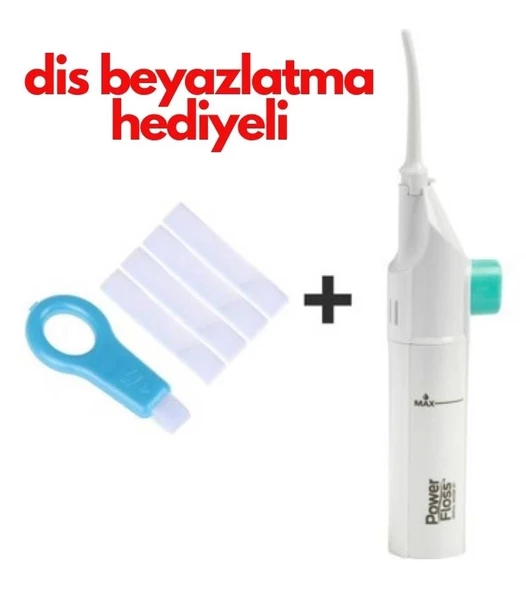 2'si 1 Arada Mekanik Diş ve Ağız Temizleme & Diş Beyazlatma Seti | Power Floss