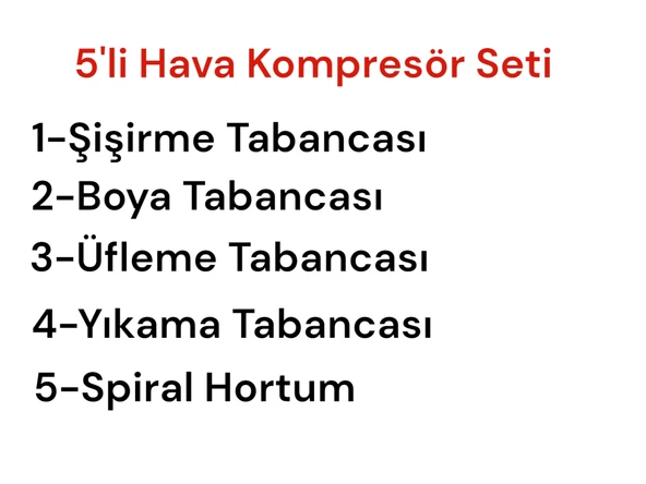 SOLAX KS5-10 5'li Kompresör Seti - 7