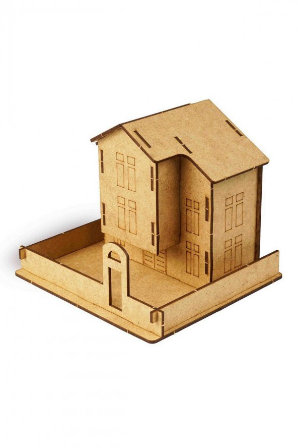 Ahşap Safranbolu Evi Maketi - 3 Boyutlu Ahşap Maket