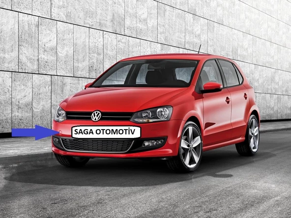 VW Polo 2010-2014 Ön Tampon Çeki Demiri Kapağı 6R0807241 - 2