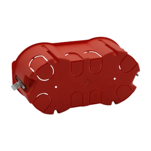 İKİLİ ALÇIPAN KASA KIRMIZI ( 10 ADET ) - Resim 4