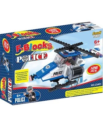 Furkan Toys F-Blocks Polis Seri 126 Parça 8002 ürün görseli