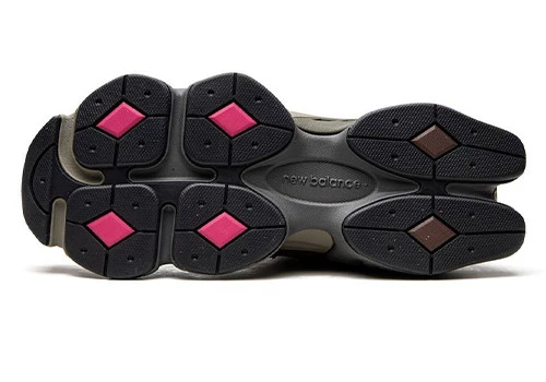 New Balance 9060 Rich Oak Burgundy - 4