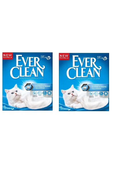 Ever Clean Unscented Kedi Kumu 10 Lt X 2 Adet