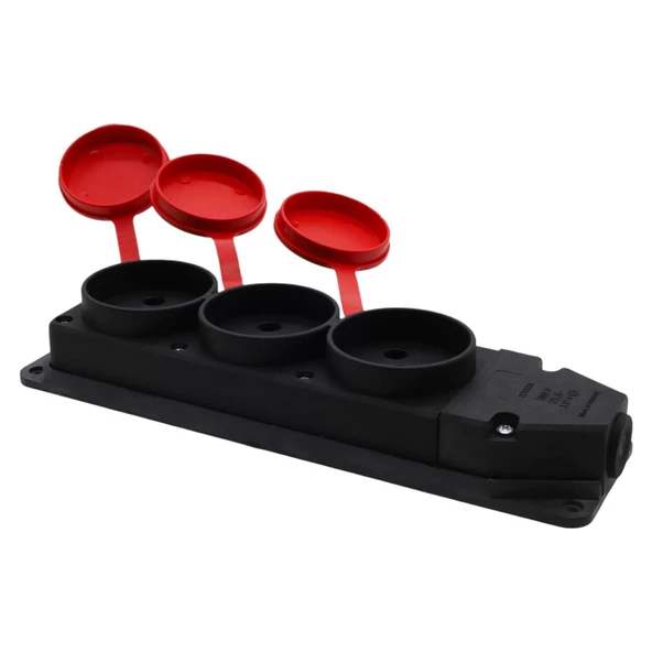 OREL SANAYİ TİPİ KAPAKLI TRIFAZE 25A GRUP PRİZ - 4