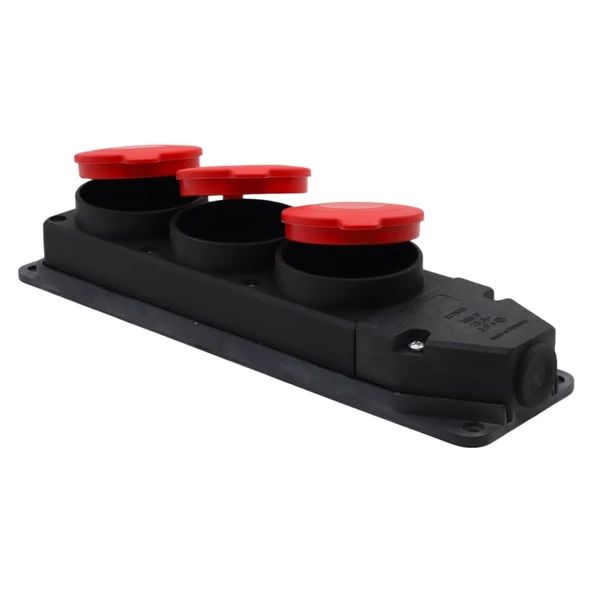 OREL SANAYİ TİPİ KAPAKLI TRIFAZE 25A GRUP PRİZ - 2