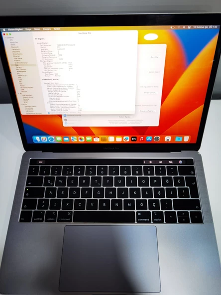 Apple MacBook Pro A2159 EMC 3301 2019 Intel Core i5 8257U 13.3" 8 GB RAM 120 GB SSD MacOS Notebook - 3