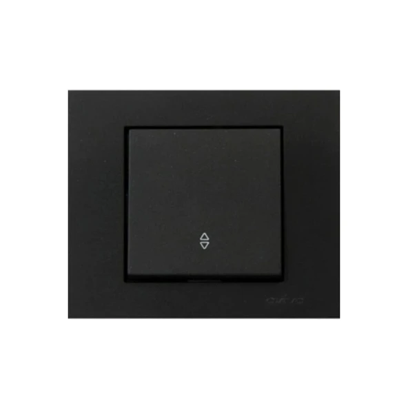 Ovivo Grano Siyah Vavien Anahtar Çerçeve Dahil ürün görseli 1