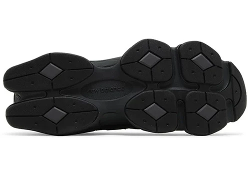 New Balance 9060 Triple Black Leather - Resim 5