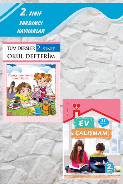 2.Sınıf Tüm Dersler Okul Defterim+Ev Çalışmam