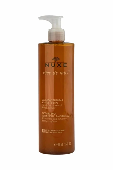 Nuxe Reve De Miel Hassas Yüz ve Vücut Yıkama Jeli 400 ml