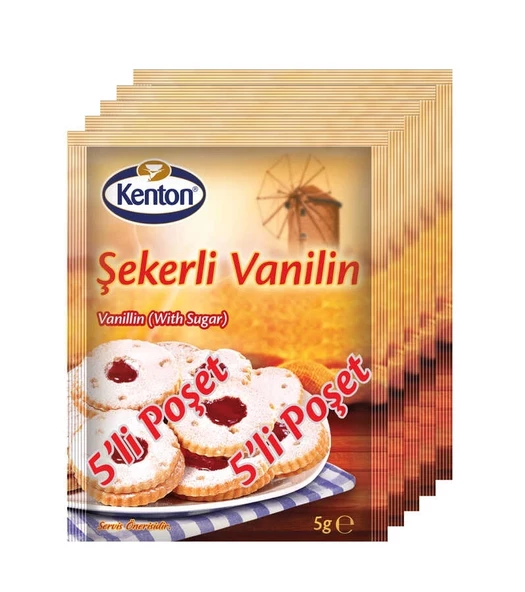 KENTON ŞEKERLİ VANİLİN 5Lİ