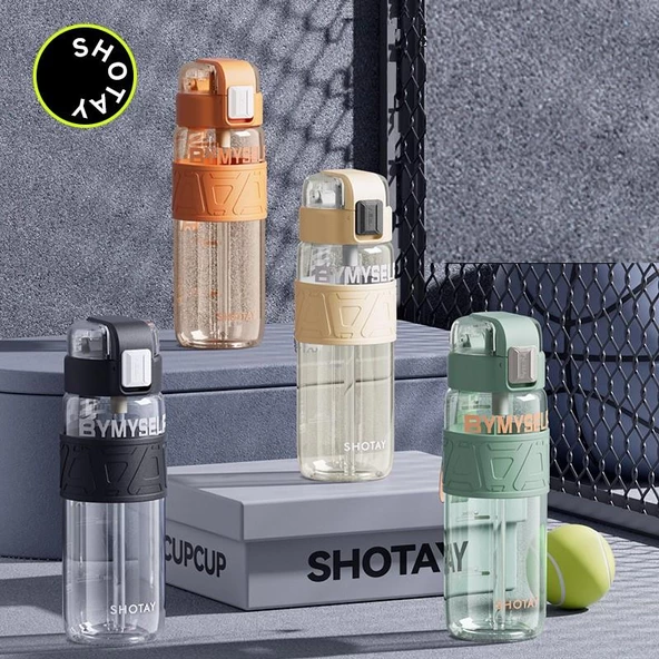 Shotay Myself Su Matarası Tritan Yeşil 600Ml - 3