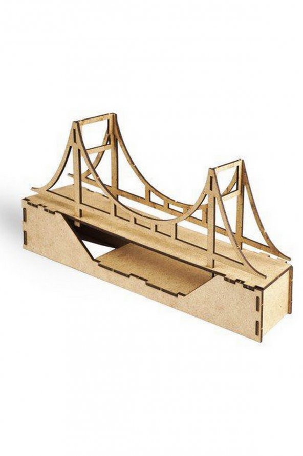 Ahşap Şehitler Köprüsü Maketi - 3 Boyutlu Ahşap Maket - 2