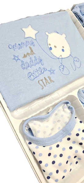 Little Star Erkek Bebek Hastane Çıkışı 10lu Set - 3